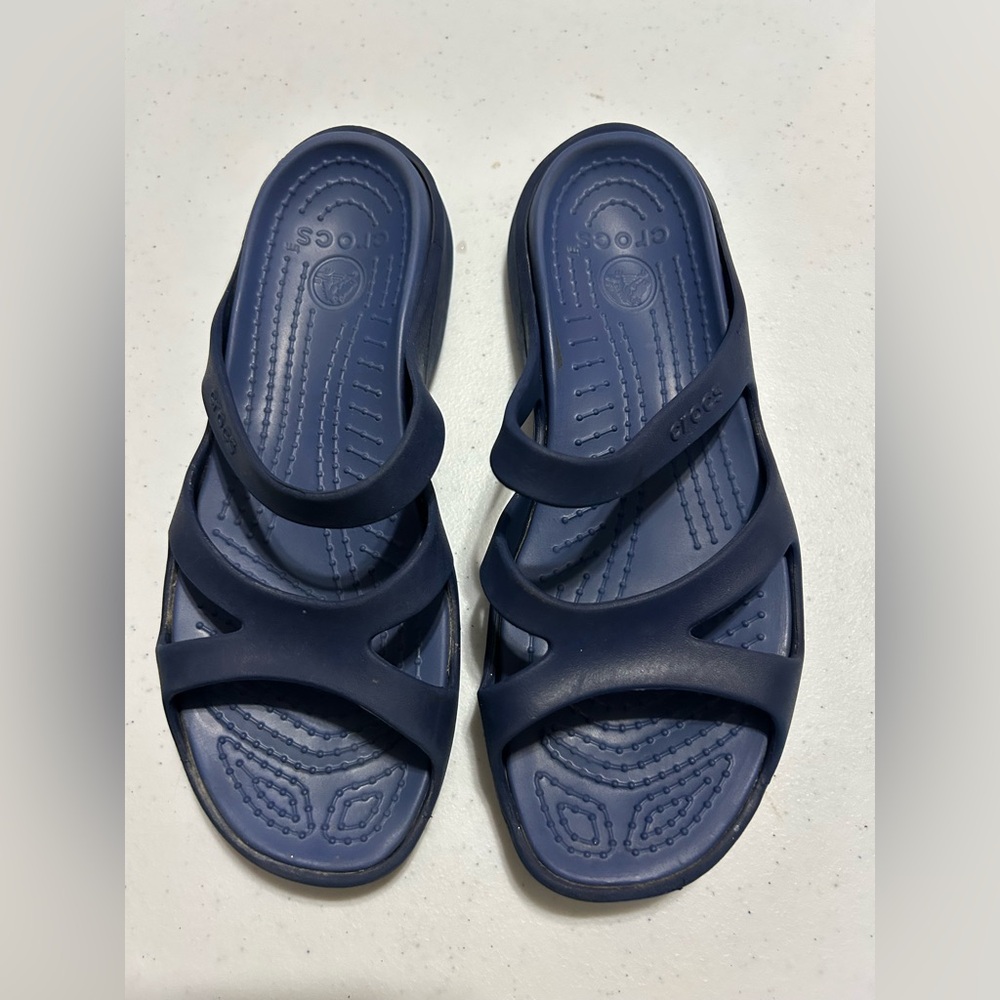 CROCS Navy Blue Women's Sandals